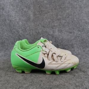 Nike Shoes Kids Toddler 10 Soccer Cleats T90 Shoot IV Football Boots Green White